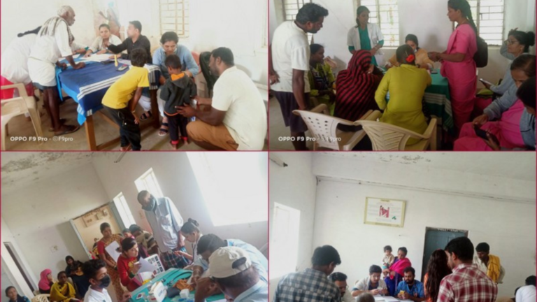 Health Screening Camp at Pattanayakanahalli on 13-10-2022