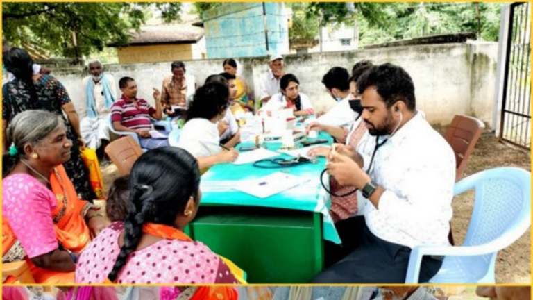 Health Checkup Camp on 29-09-2022 at Neralegudda Sira Taluk